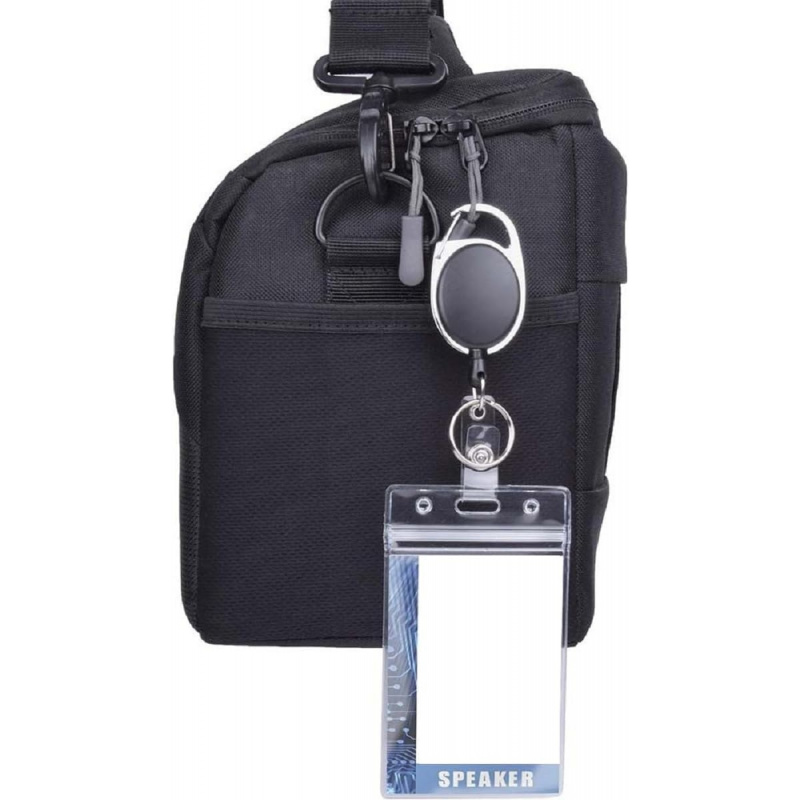 2 Pack ID Badge Holder with Br - Lanyard Badge Holder recension och pris