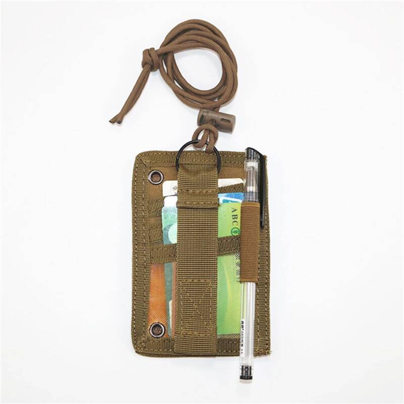 OUIO Tactical ID Card Holder H - Lanyard Badge Holder recension och pris