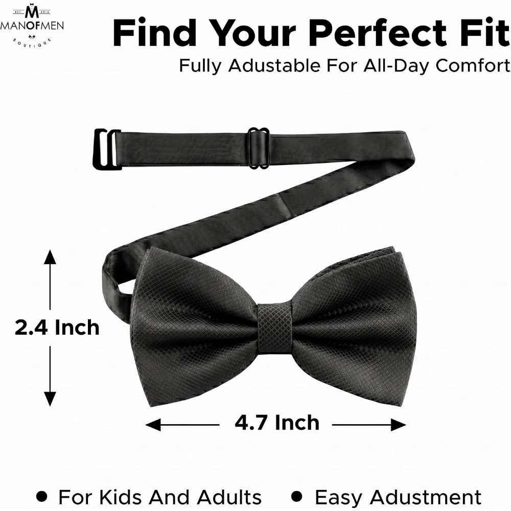 Polyester Solid Pretied Bow Ti - Bow Tie Pre Tied recension och pris