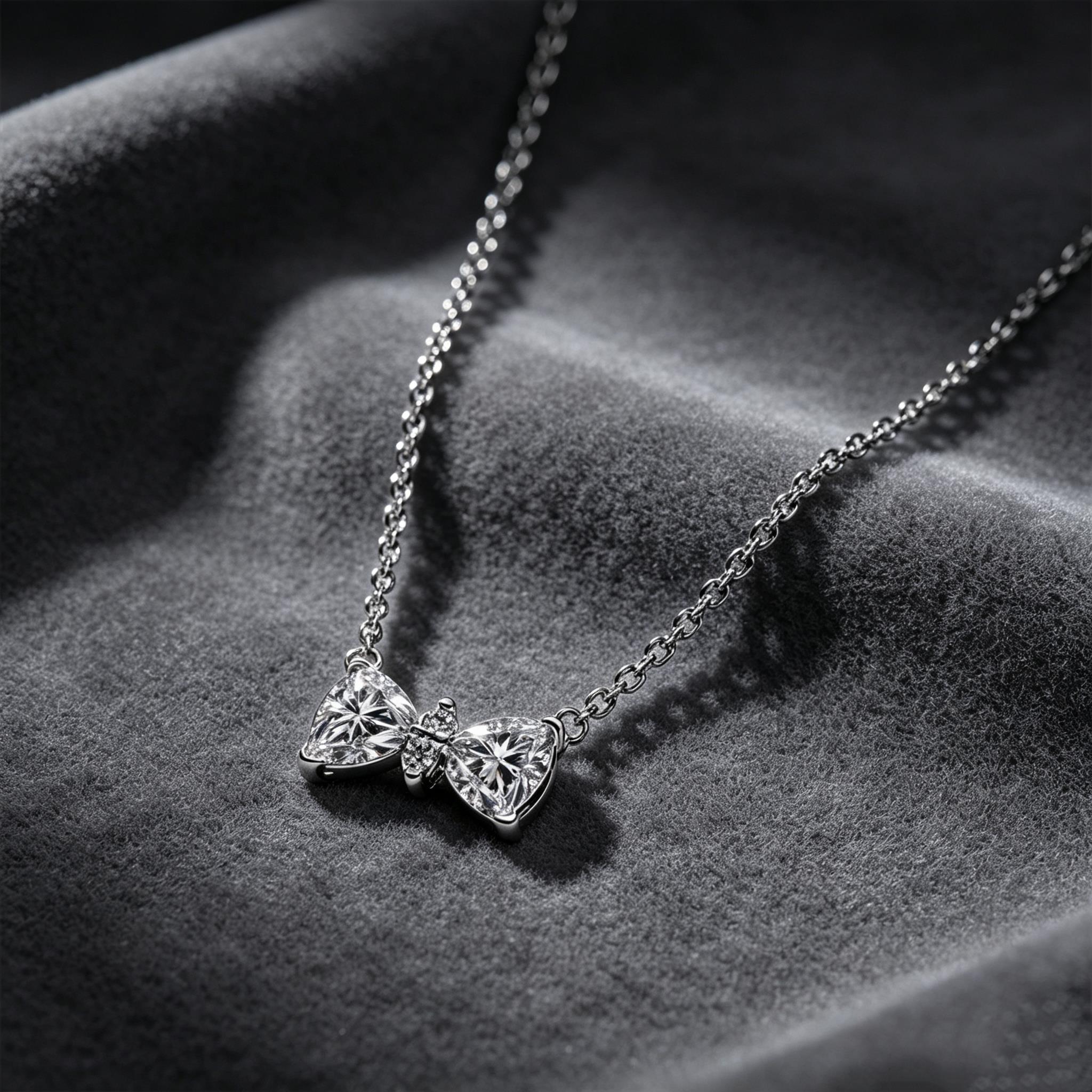 Light luxury Heart-Shaped S925 - Tie Clip Silver recension och pris