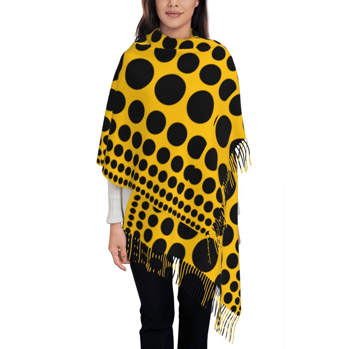 Infinity Polka Dots Scarf for  - Infinity Scarf Knit recension och pris