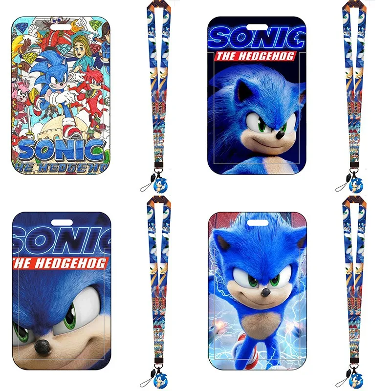 Cartoon Sonic Bus Card Holder  - Lanyard Badge Holder recension och pris