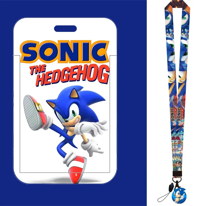 Cartoon Sonic Bus Card Holder  - Lanyard Badge Holder recension och pris
