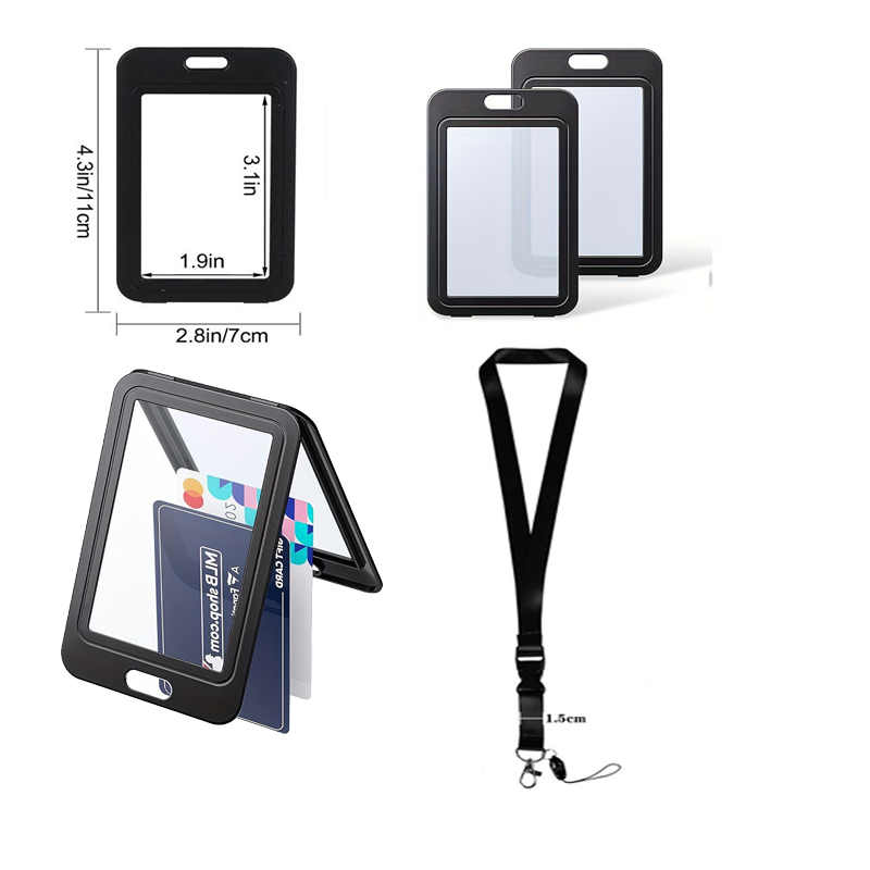 3PCS Plastic Badge Employee Ba - Lanyard Badge Holder recension och pris