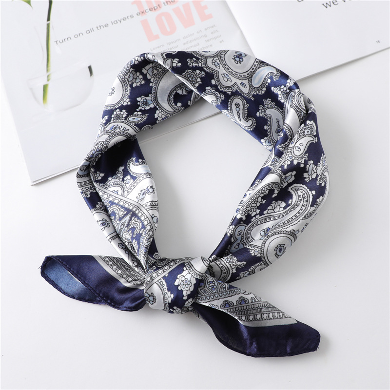 60cm Luxury Square Silk Scarf  - Face Scarf Mask recension och pris