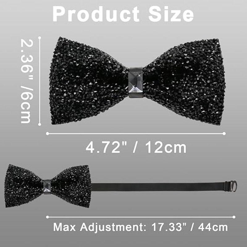 Fashion Rhinestone Bow Ties fo - Bow Tie Pre Tied recension och pris