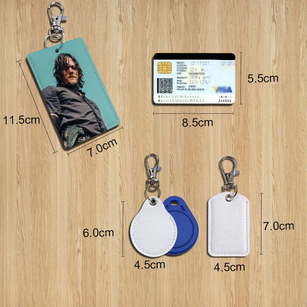 Negan Maggie Walking Dead Leat - Lanyard Badge Holder recension och pris